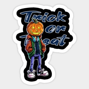 Trick or Treat Sticker